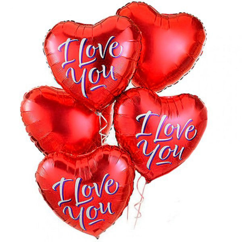 Luftballons "Ich liebe dich"